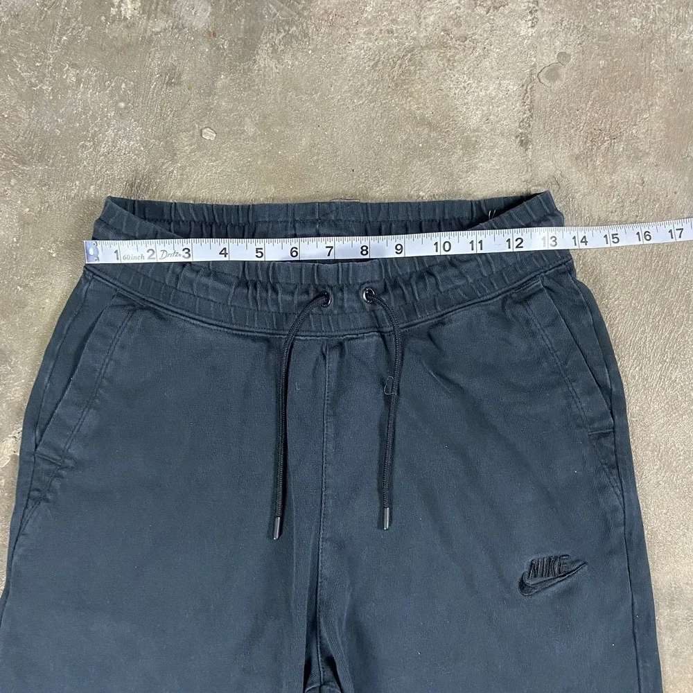 Nike Sweatpants Size Small Black‎ Activewear Drawstring Tapered Leg Swoosh Logo